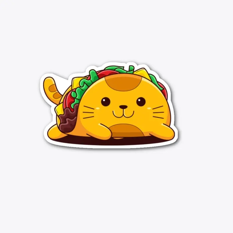 Taco Cat Sticker